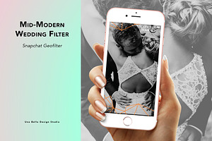 Mid-Modern Wedding Geofilter