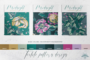 Midnight | Vector patterns set, a Pattern Graphic by Tanya Vollar (Thumbnail 2 of 10)