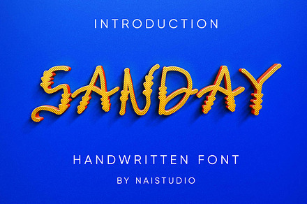 Sanday - Creative Handwritten Font