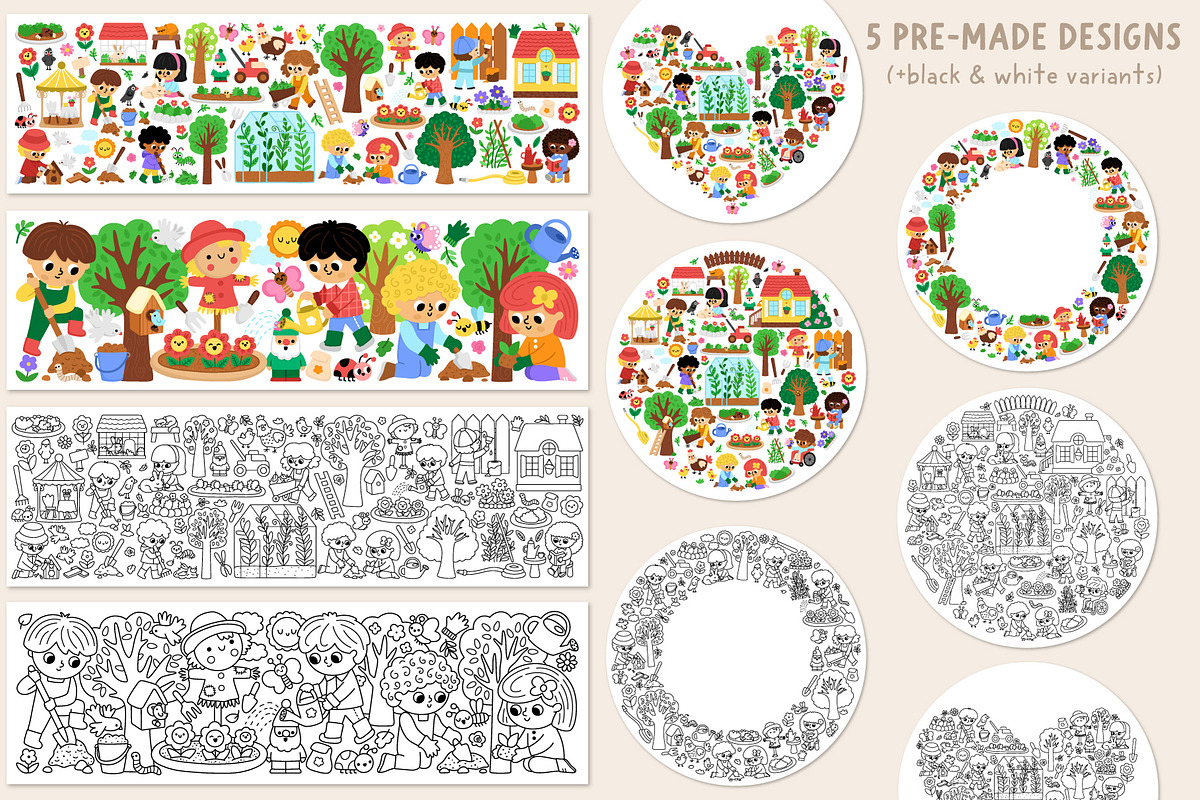 Garden clipart, patterns, designs, an Object Graphic by Lexi Claus (Photo 8 of 11)