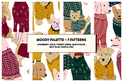 Dogs in Sweaters Seamless Patterns, a Pattern Graphic by Palette Pursuit (Thumbnail 4 of 14)