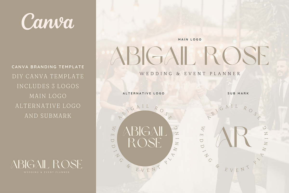 Canva - Wedding Planner Logo, a Branding & Logo Template by So Darling Studio (Photo 1 of 6)