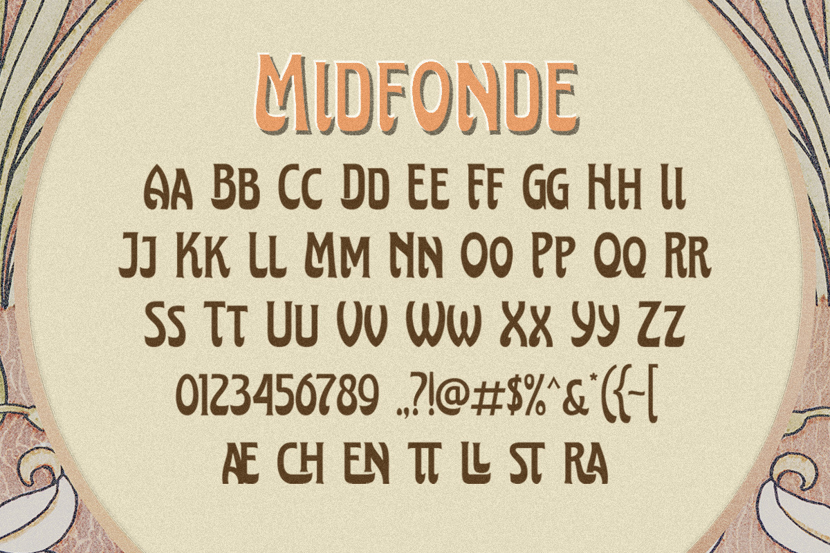 Midfonde - Display Font, a Font by Letterhend Studio (Photo 5 of 9)