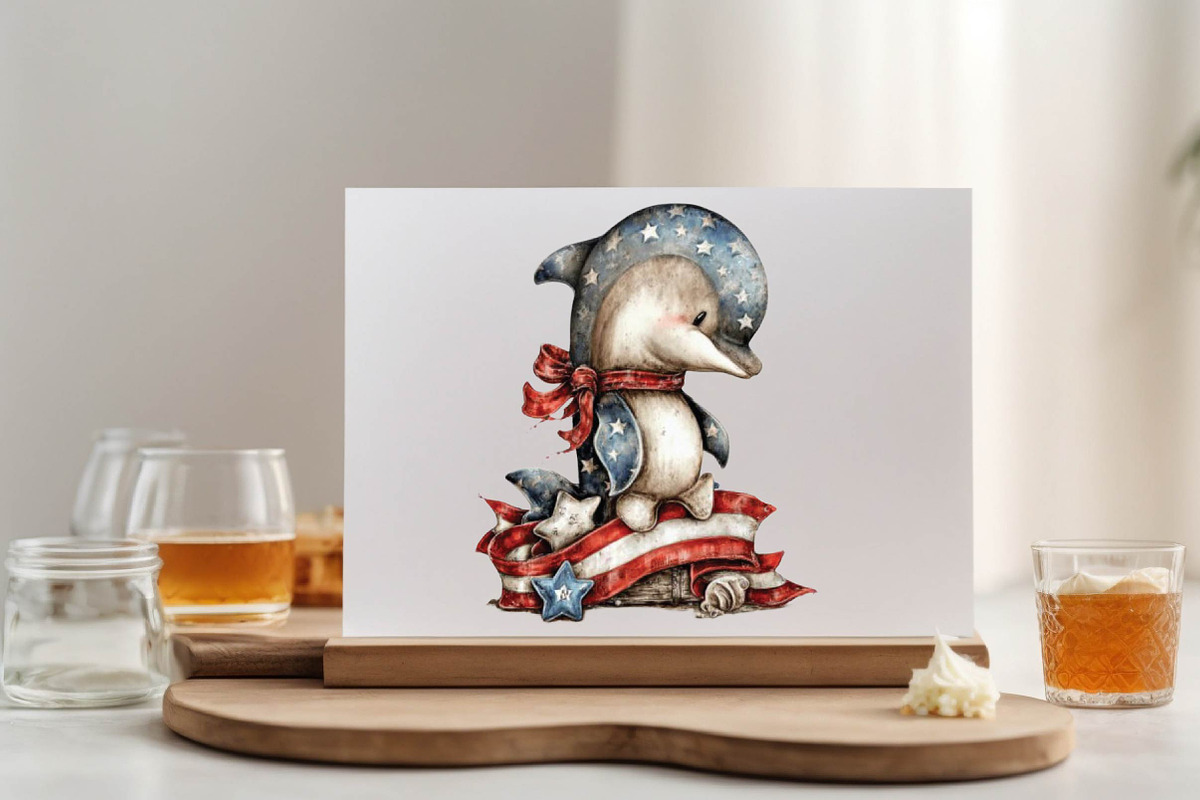 4th of July Animals Clipart Bundle., an Illustration by SVGArt (Photo 5 of 9)
