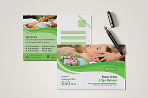 Beauty & Spa Postcards Templates