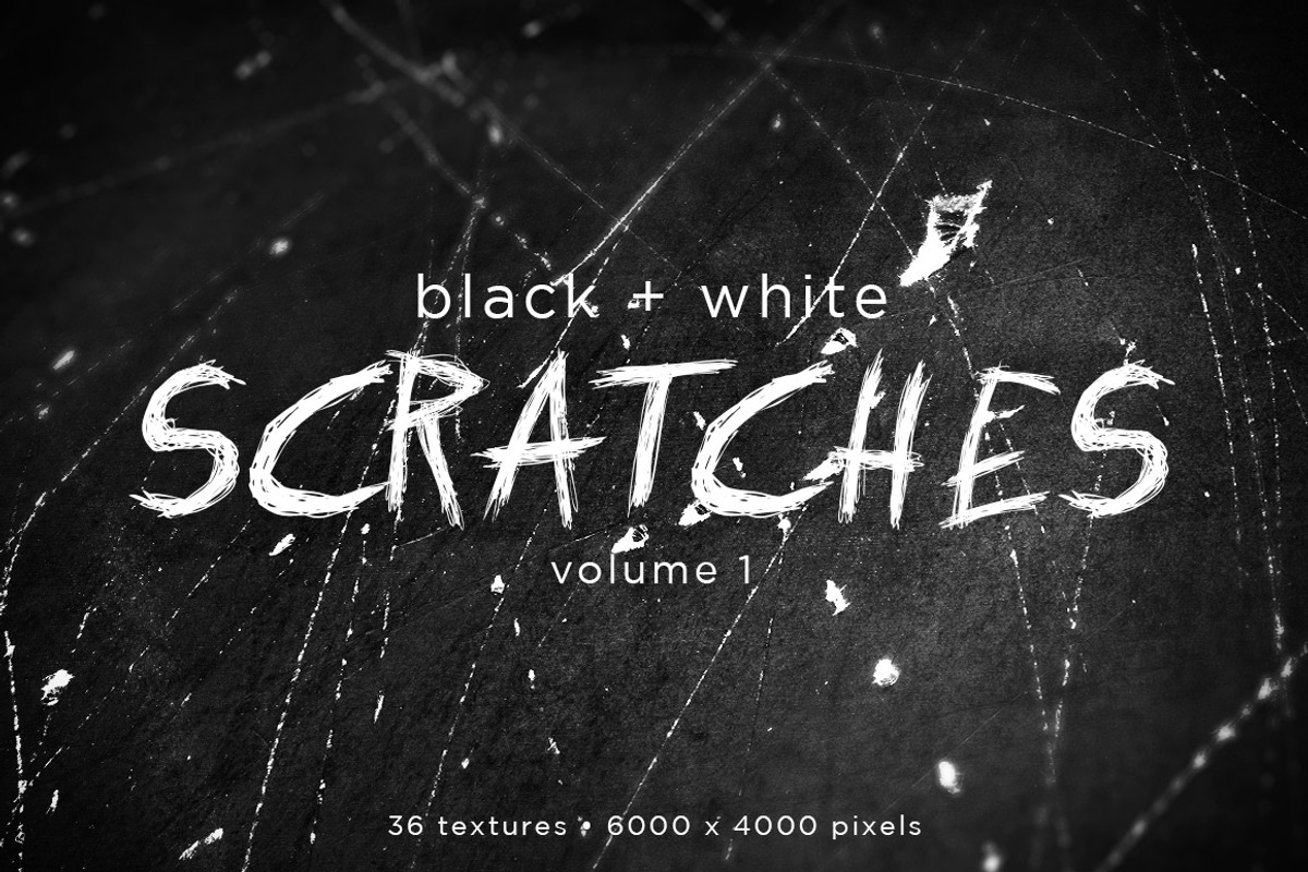 Black and White Scratches Volume 1