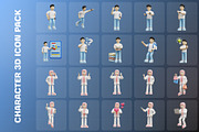 Character Icon 3D Illustration, a Characters & Person 3D Model by Tempcraft (Thumbnail 3 of 5)