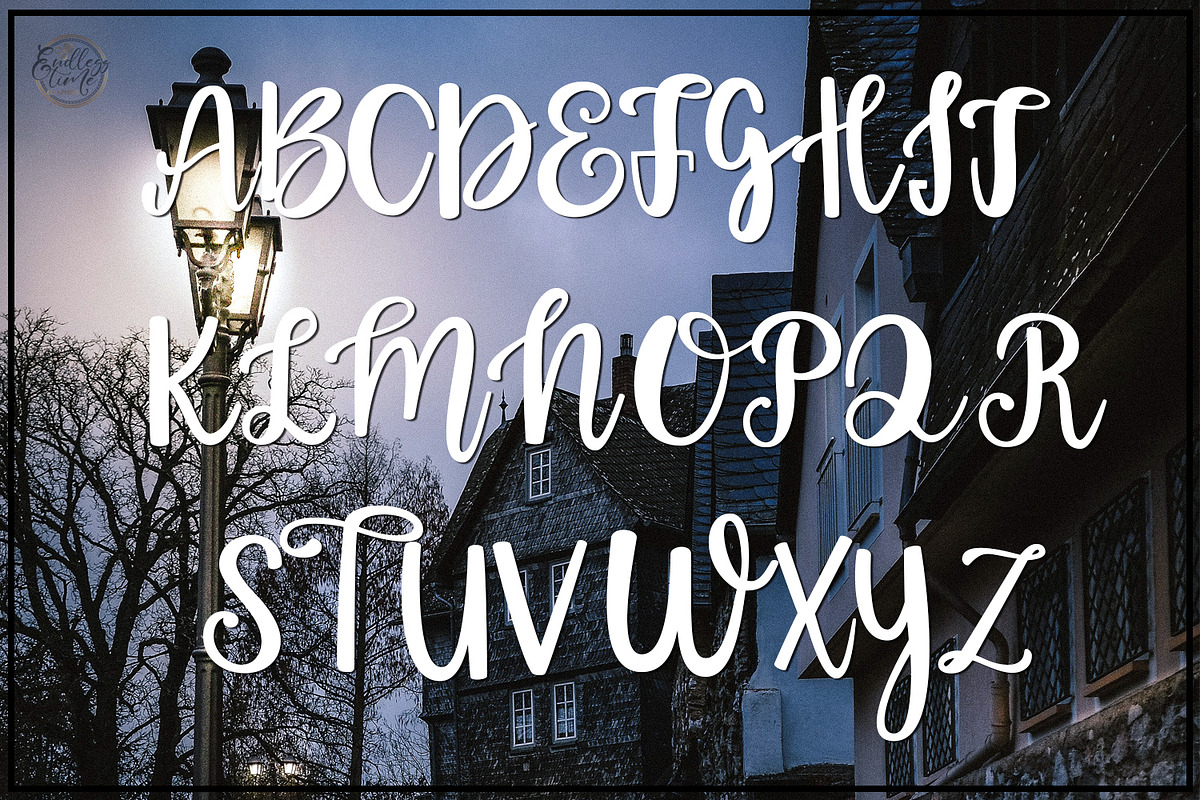 Soothing Streetlights - Handlettered, a Script Font by Endless Time Graphics (Photo 3 of 4)