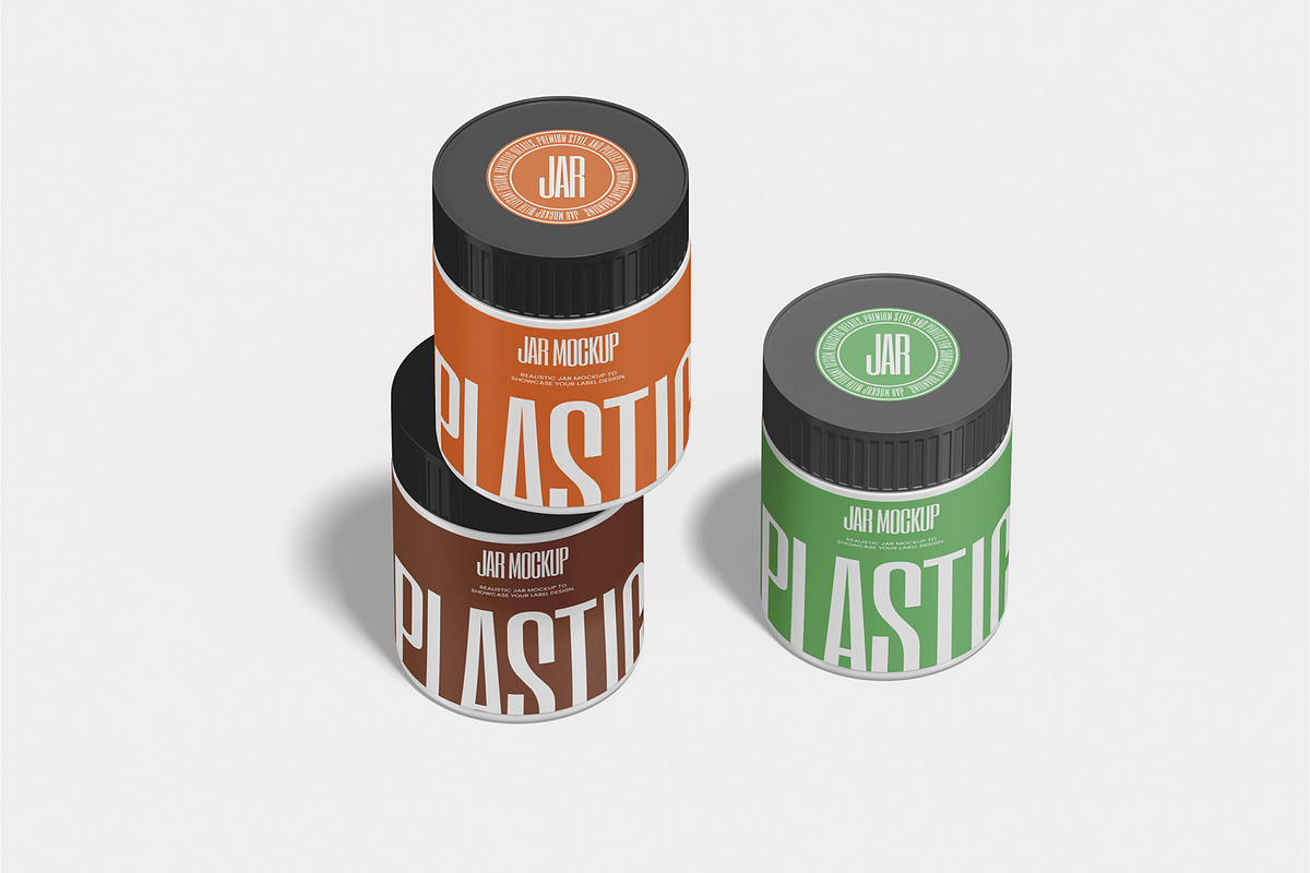 Plastic Stain Remover Jar Mockup, a Packaging Mockup by Unerispace (Photo 2 of 5)
