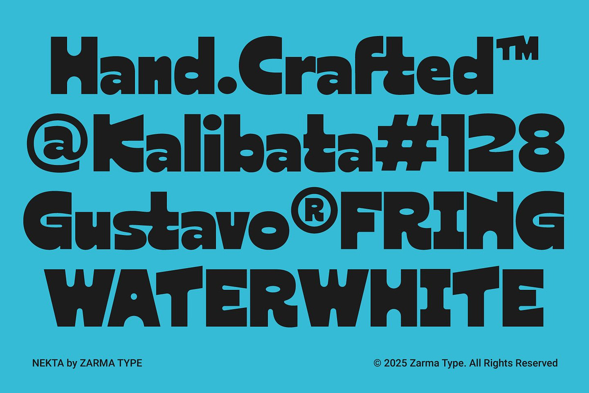 Nekta - Bold Modern Sans Serif Font, a Sans Serif Font by Zarma Type (Photo 11 of 13)