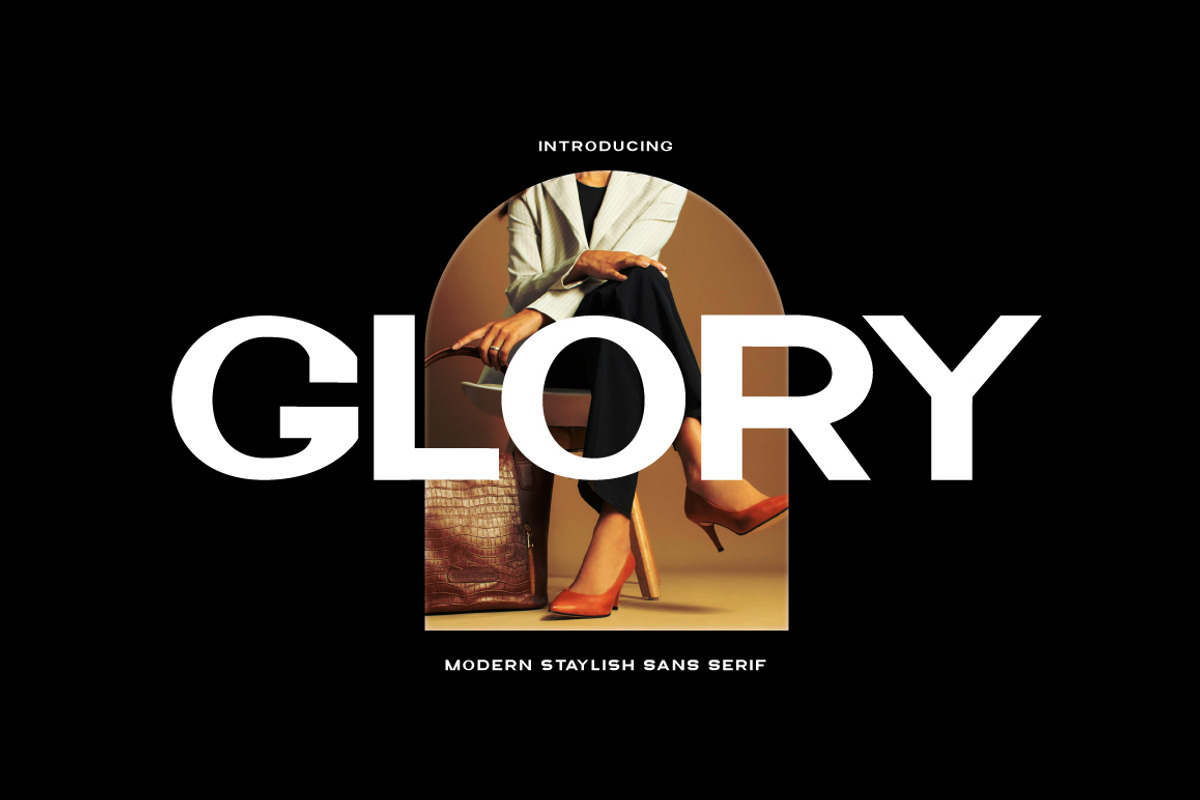 Glory Sans Serif Font, a Sans Serif Font by Cut Story (Photo 1 of 12)