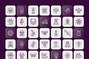 Goth Icons Collection, an Outline Icon by Prosymbols (Thumbnail 7 of 7)