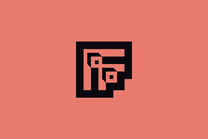 letter F box network connect logo, a Branding & Logo Template by Rasagama Studio