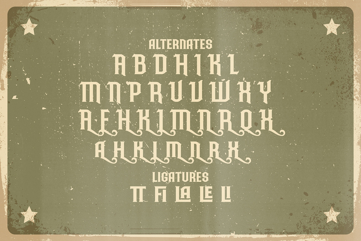 Ardilah Kafi - Victorian Style Font, a Blackletter Font by StringLabs (Photo 14 of 14)