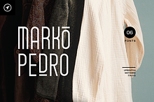 Marko Pedro - Display Font Family