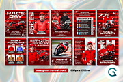 Motorcycle Racing Social Media Pack, a Social Media Template by Geelator Studio (Thumbnail 2 of 5)