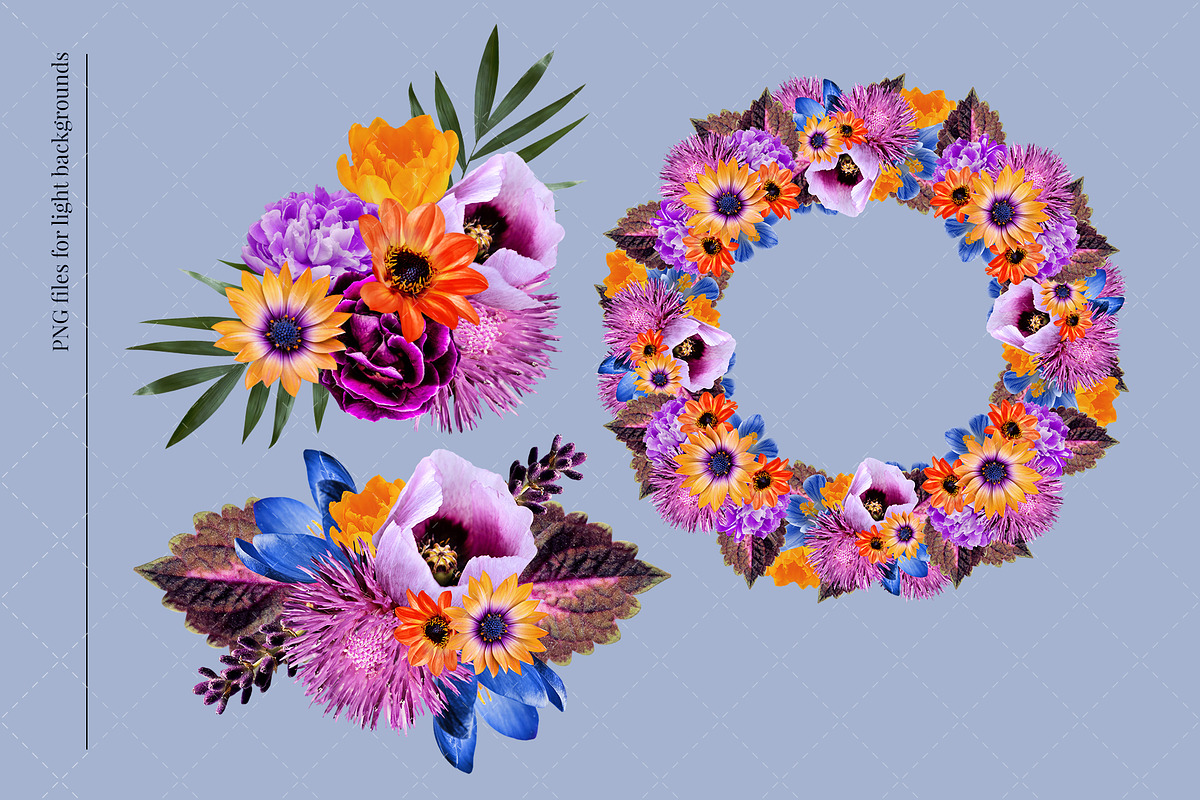 Isolated real flowers clipart set, an Object Graphic by The Graphic Parade (Photo 4 of 14)