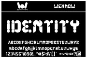 logotype Alphabet font, a Font by weknow (Thumbnail 2 of 5)