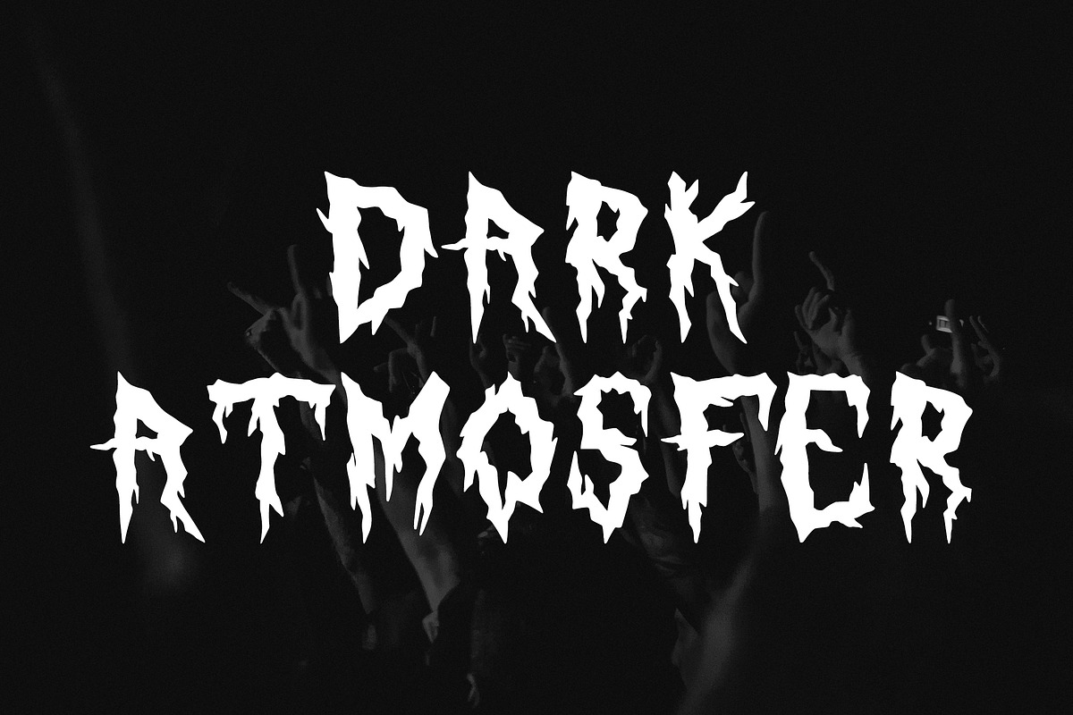 Fearless Souls, a Blackletter Font by HATFSTUDIO (Photo 2 of 8)