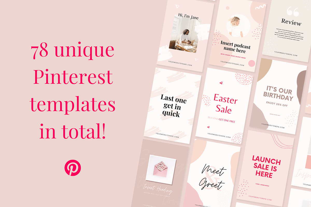 Modern Femme Social Media Templates, a Social Media Template by Marketing Your Brand (Photo 4 of 12)