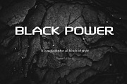 BLACK POWER-Font, a Font by LYB-Design (Thumbnail 1 of 2)