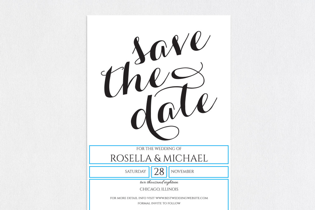 Save The Date SHR336, an Invitation Template by Shafura_Wedding (Photo 4 of 5)