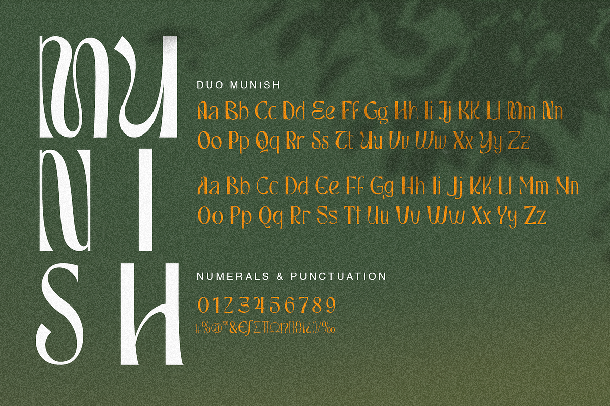 Munish, a Sans Serif Font by FactoryType Studio (Photo 6 of 13)