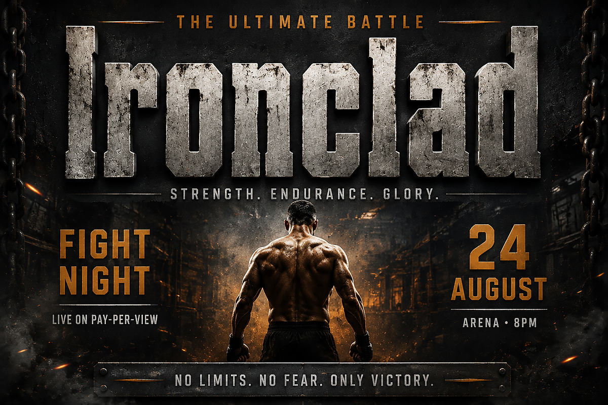 Ironclad, a Slab Serif Font by Wow Magic (Photo 2 of 3)