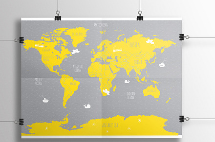 world map