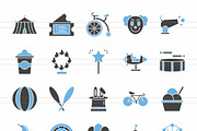 Circus Blue & Black Icons, an Icon by IconBunny (Thumbnail 2 of 2)