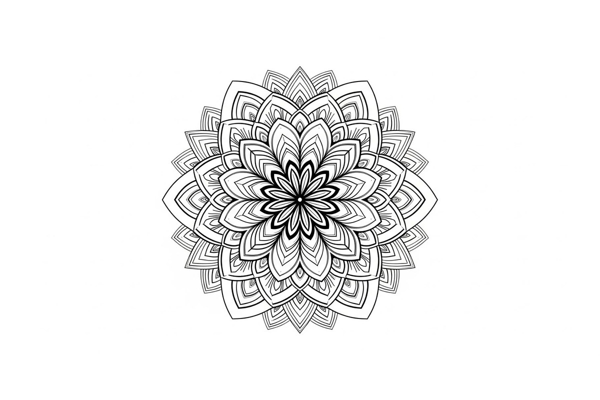 Mandala Flower SVG Bundle, an Illustration by Creativeshirt (Photo 17 of 31)