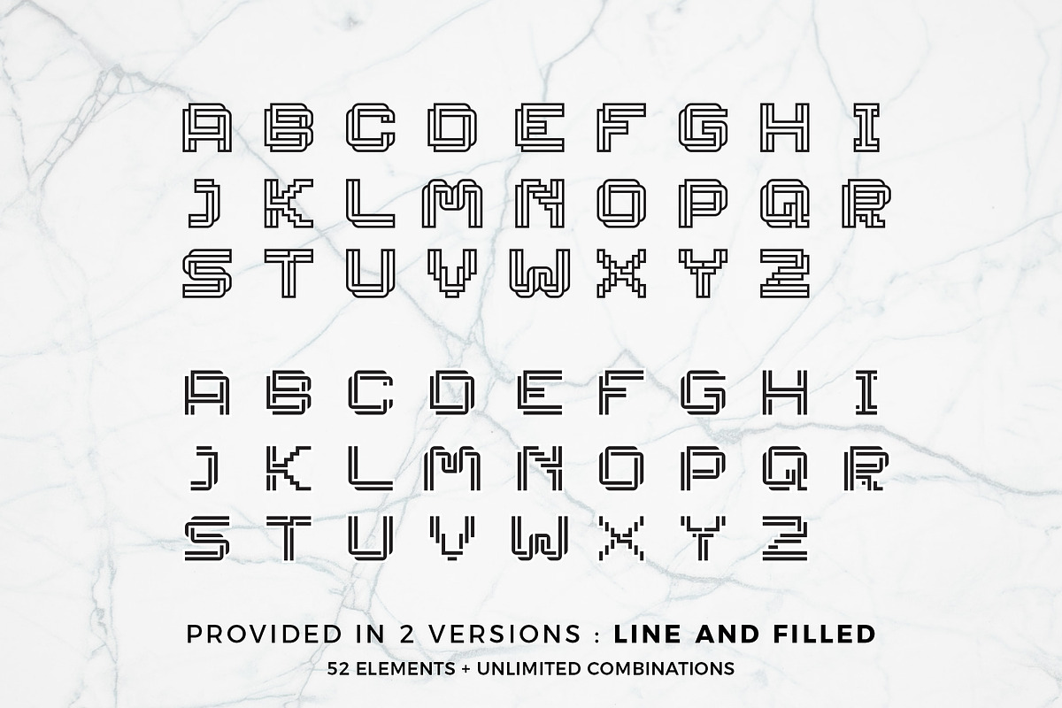 Monogram Logo Creator, a Branding & Logo Template by MockUpgrade (Photo 2 of 7)