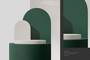 5 Podium with Transparent Background, a Background Graphic by faustudio (Thumbnail 5 of 7)