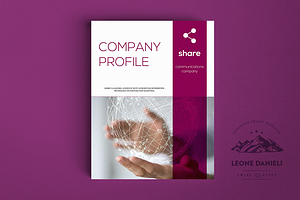 Lavender Company Profile, a Brochure Template by Boris Cupac