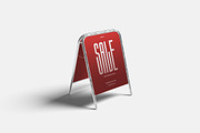 Stand Sign Mockup, a Product Mockup by Indah (Thumbnail 5 of 6)
