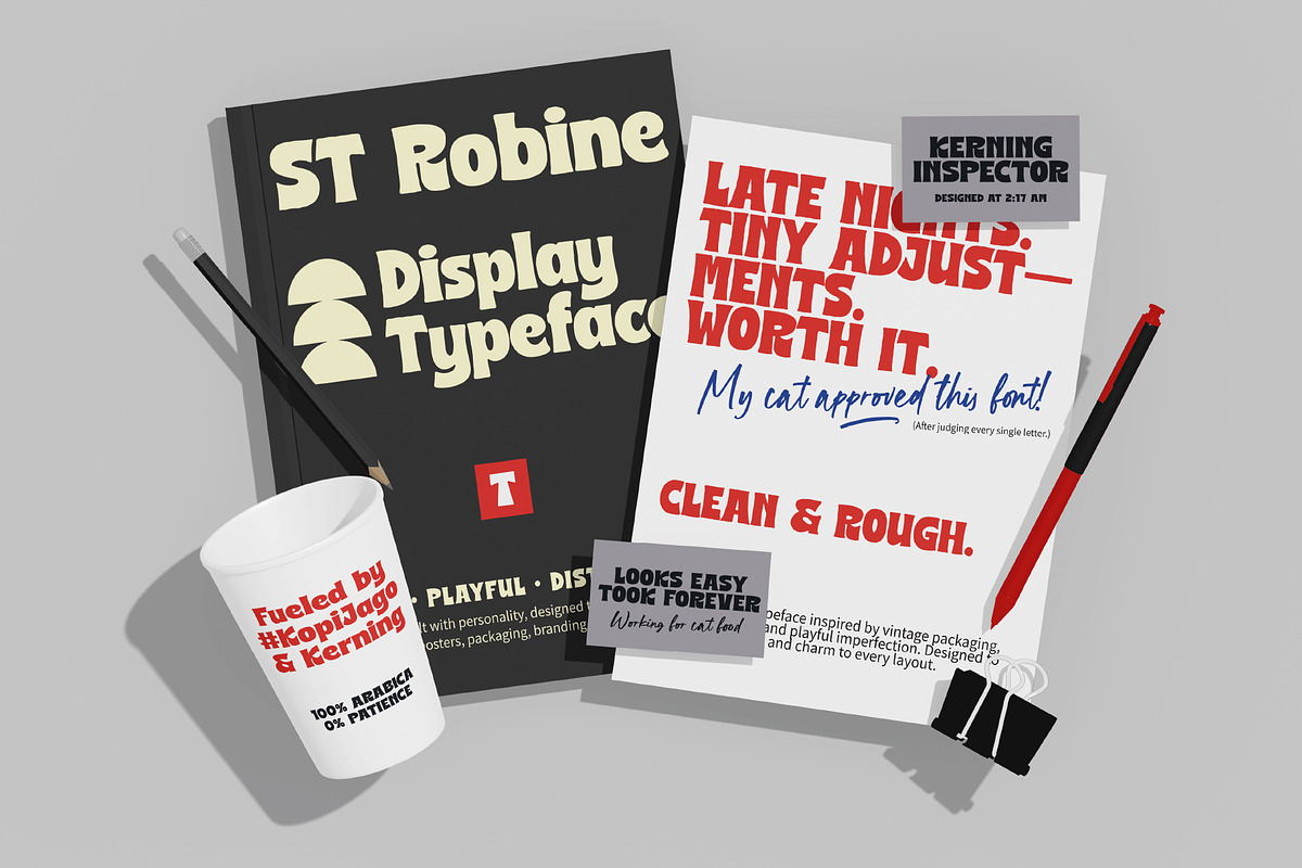 ST Robine - Display Font, a Serif Font by Type it Easy (Photo 10 of 13)