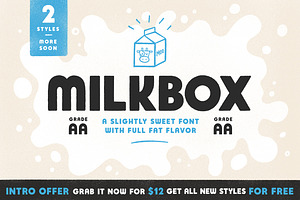 Milkbox Font