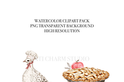 25 Thanksgiving Clipart, an Animal Illustration by Pati Charm Studio (Thumbnail 5 of 8)