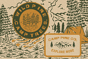 Vintage Hand Drawn Outdoor Adventure, an Object Illustration by Southerntown (Thumbnail 2 of 7)