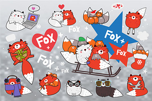 Fox illustrations