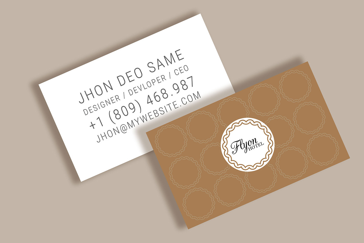 Flyon Business card Template, a Business Card Template by ORCOLOR (Photo 4 of 7)