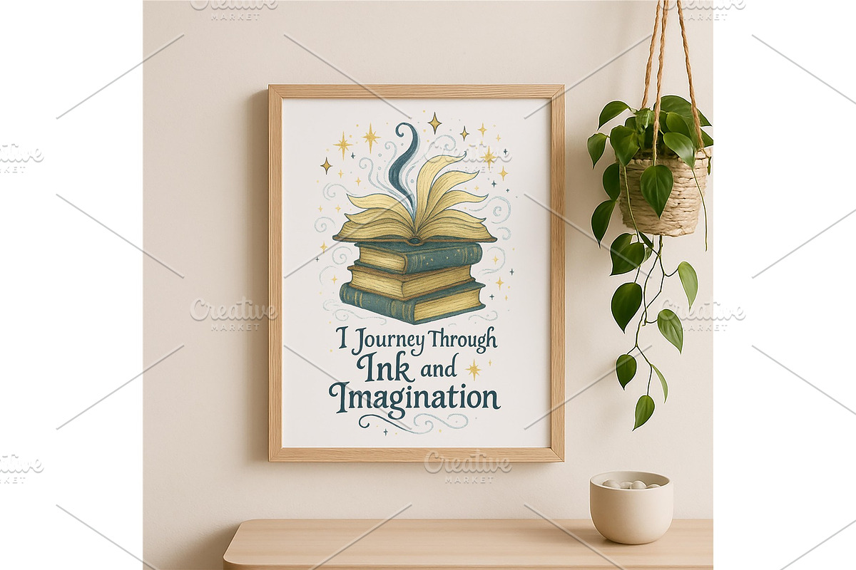 Journey Through Ink and Imagination, a Background Graphic by LaseredNinja (Photo 4 of 7)
