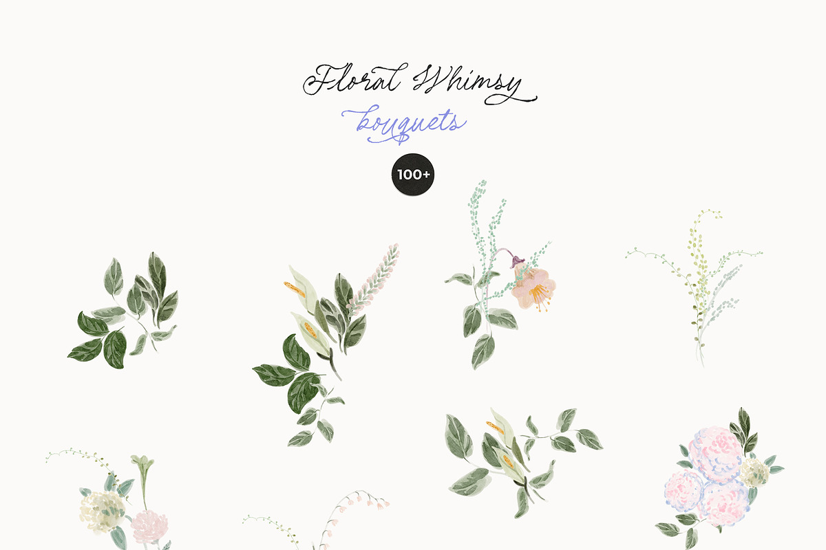 Hand-Drawn Floral Whimsy, a Decorative Illustration by Lana Elanor (Photo 4 of 14)