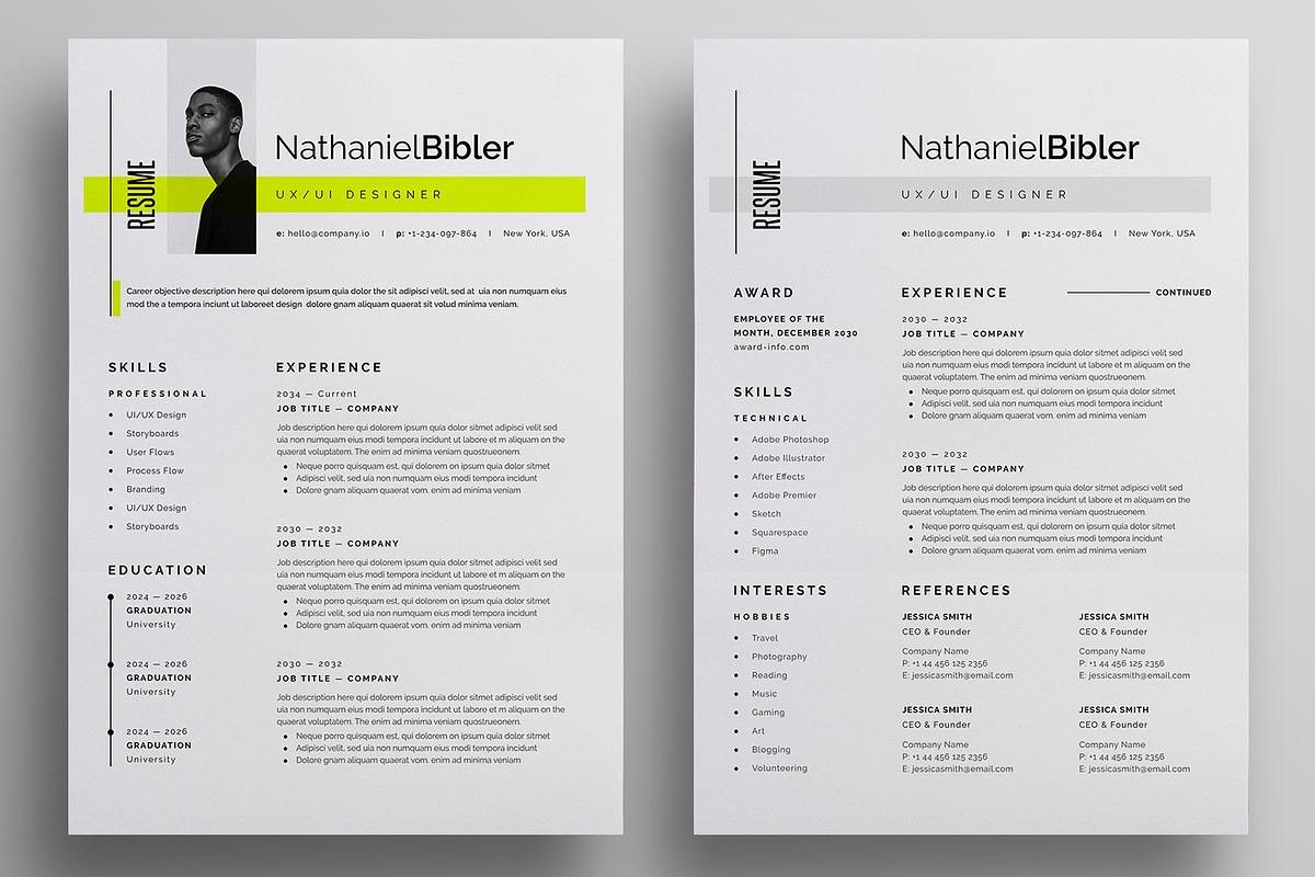 Resume/CV, a Resume Template by Reuix Studio (Photo 3 of 5)