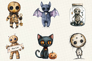 Halloween Voodoo Doll Clipart, an Illustration by OK Design (Thumbnail 3 of 5)
