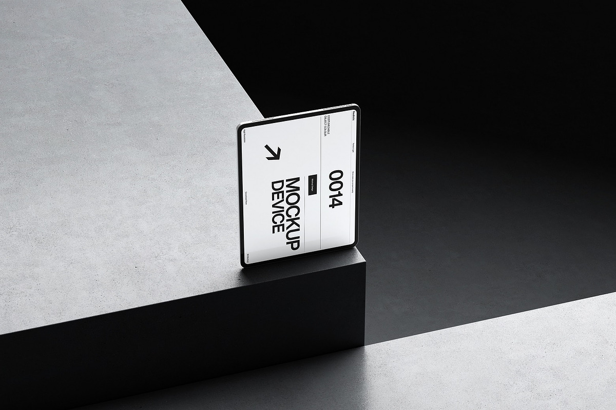 Isometric Tablet Mockup Scene, an iPad Mockup by kreatifreya (Photo 5 of 11)