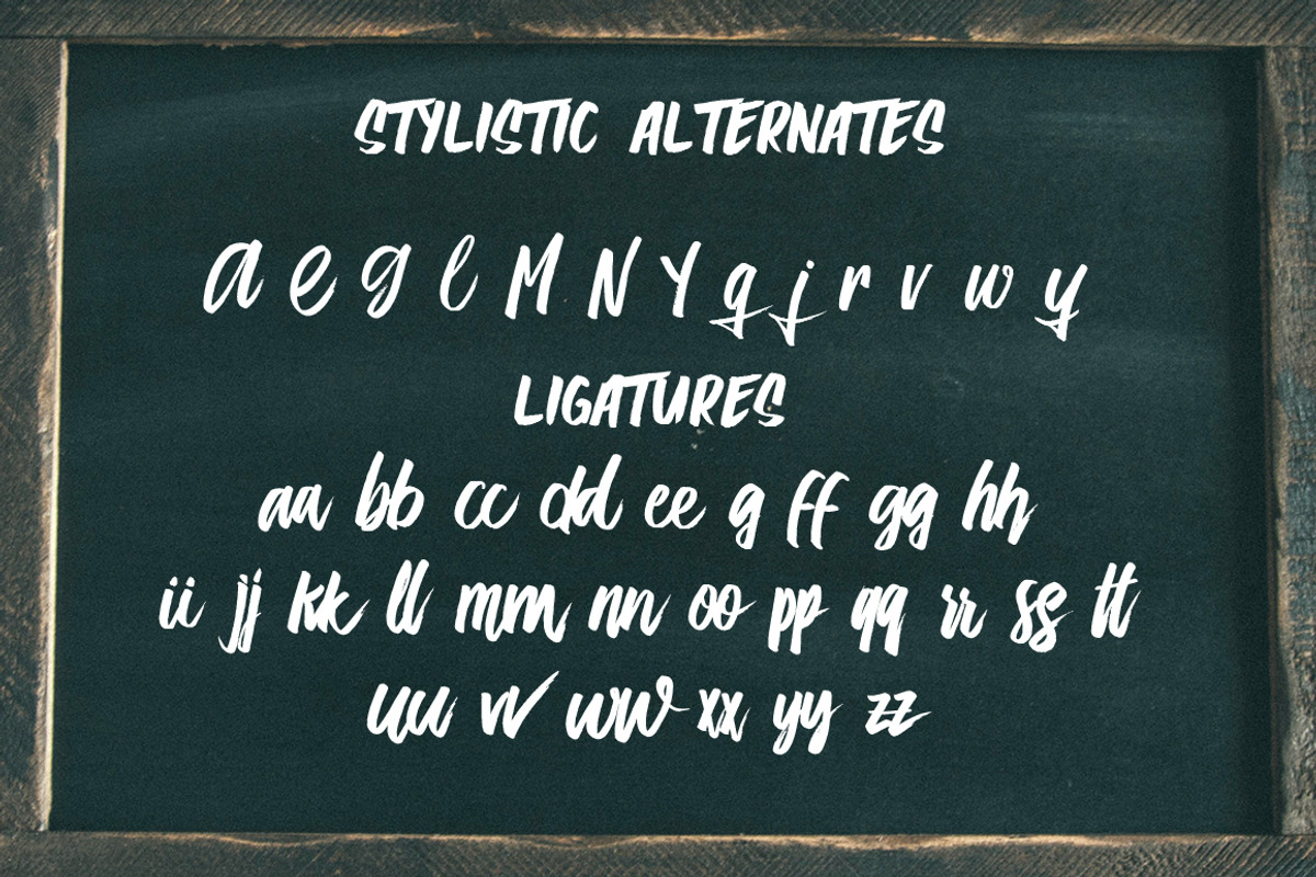 Slow Attack - Double Fonts preview 7