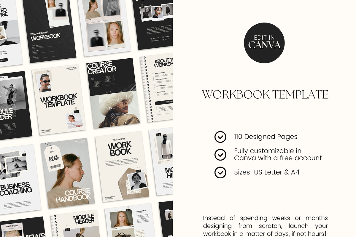 Canva Workbook Template for Coaches, a Magazine Template by Branding Babe Co. (Photo 2 of 10)