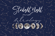 Starlight Night and Astrology Set, an Object Graphic by Slastick (Thumbnail 1 of 7)