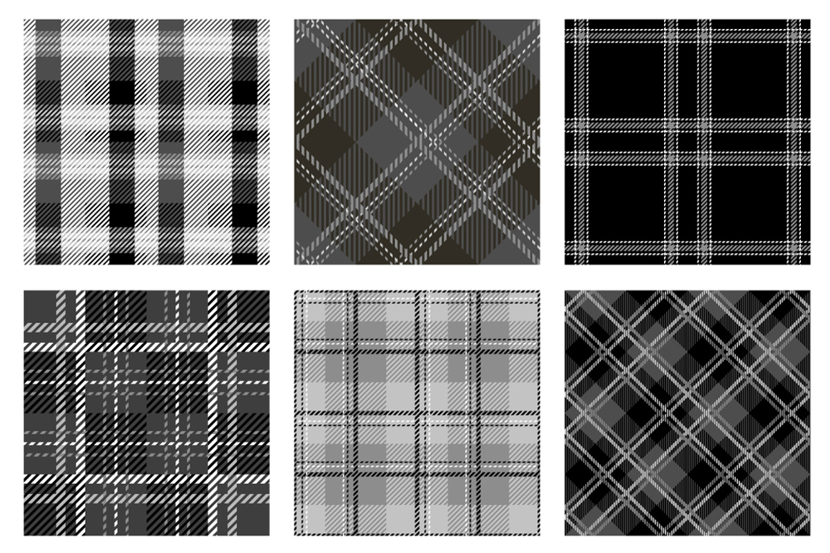 Tartan seamless plaid patterns, a Pattern Graphic by Gurza SHOP (Photo 2 of 6)